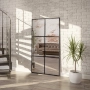 Lustro loft ze szprosami - 6 KWATER - kolor ramy do wyboru